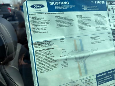 2026 Ford Mustang GT Premium Convertible