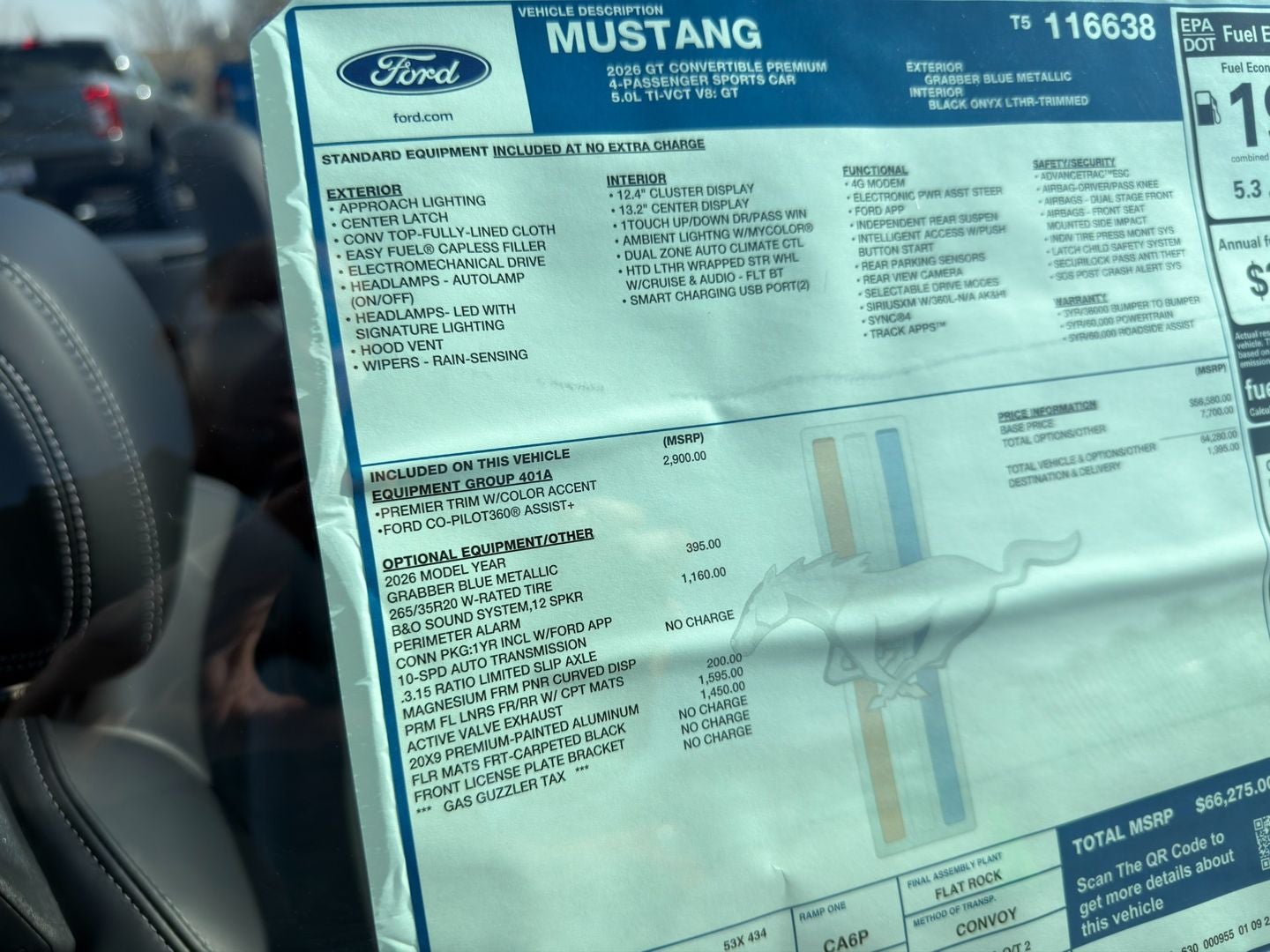 2026 Ford Mustang GT Premium Convertible