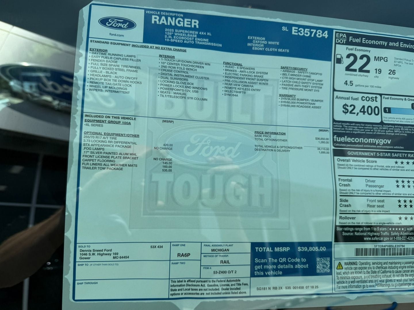 2025 Ford Ranger XL