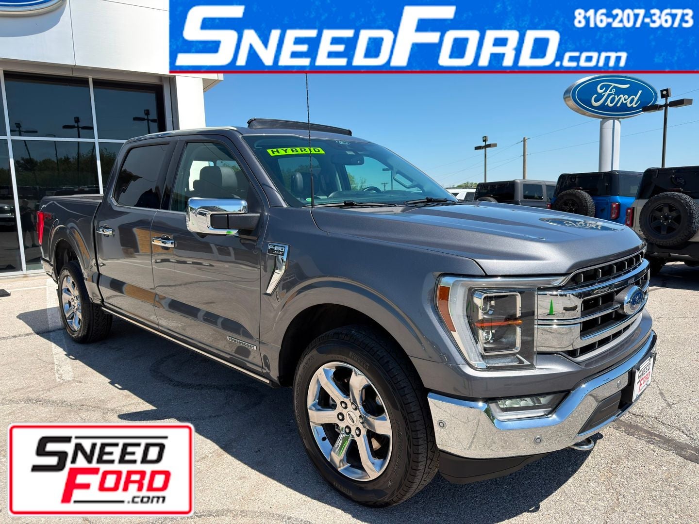 2021 Ford F-150 Lariat 4X4 Powerboost Hybrid V6