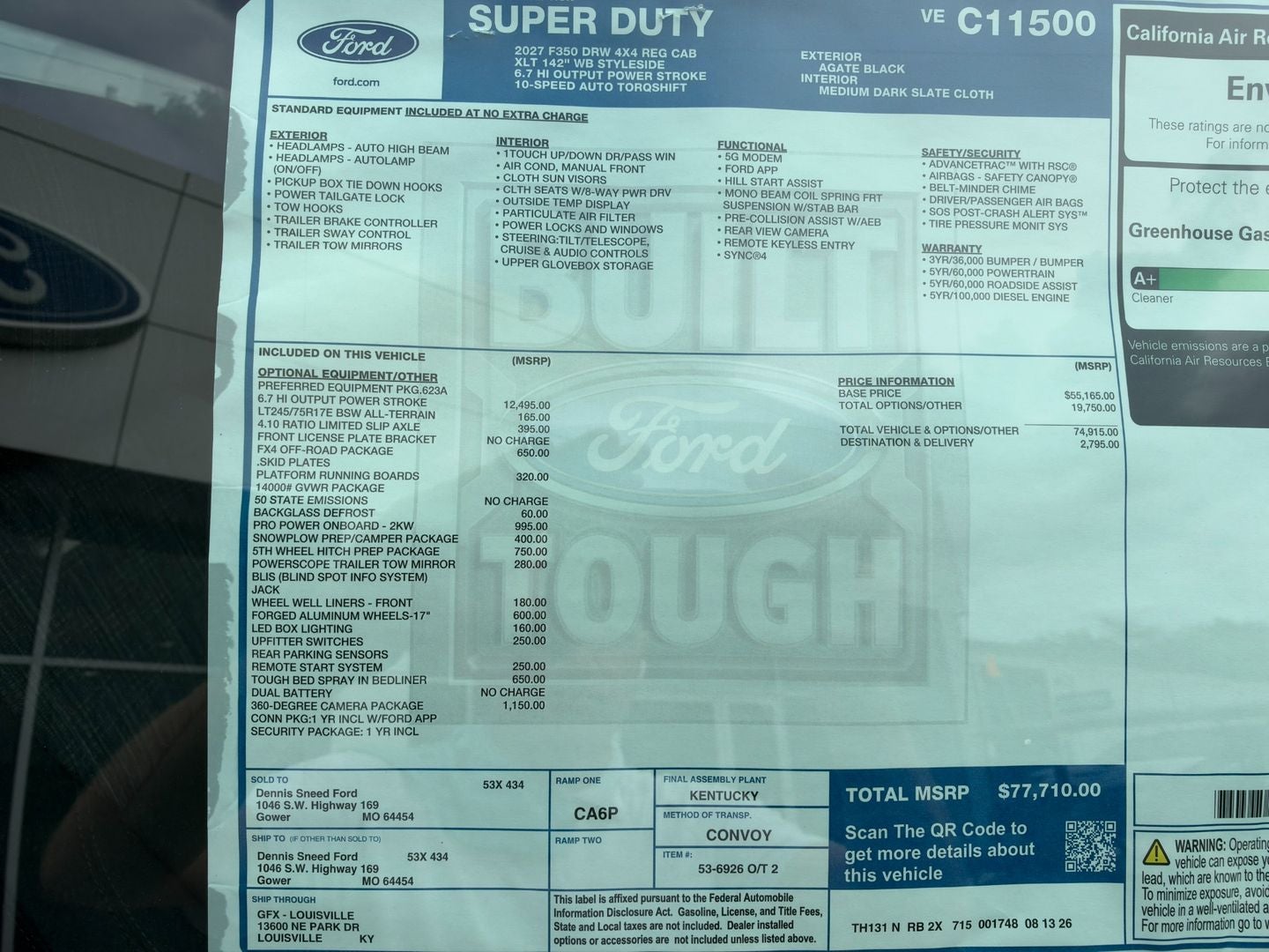 2027 Ford Super Duty F-350 DRW F-350® XLT