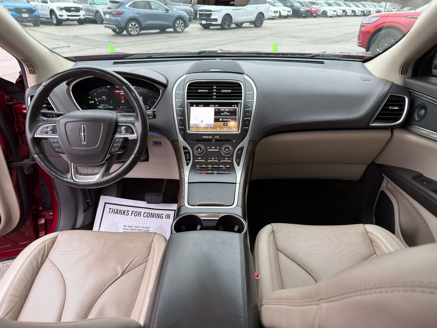 2019 Lincoln Nautilus Reserve