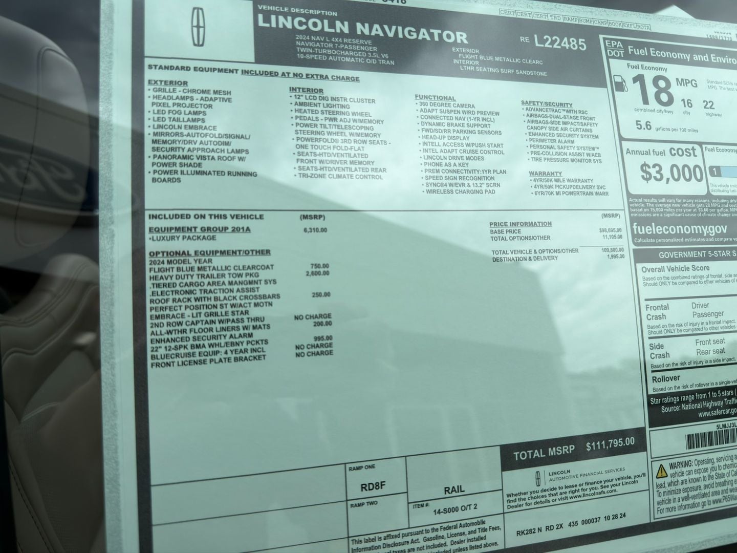 2024 Lincoln Navigator L Reserve