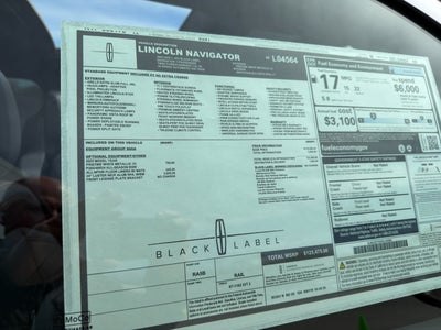 2025 Lincoln Navigator L Black Label