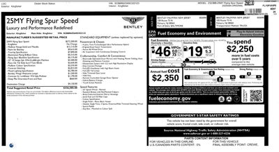 2025 Bentley Flying Spur Speed
