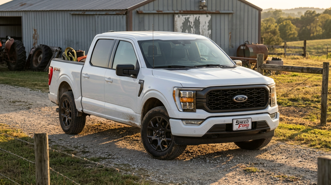 Ford F-150 working at a rural Missouri property &mdash; Dennis Sneed Ford